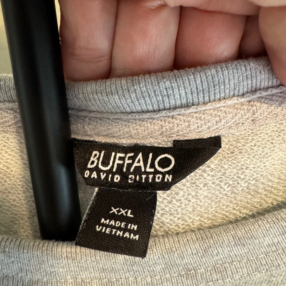 Women’s Buffalo David Bitton Blue and Gray Sweatshirts - Picture 12 of 13